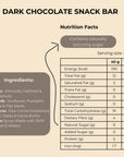 NOTHING SILLY DARK CHOCOLATE SNACK BAR