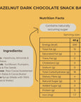 NOTHING SILLY HAZELNUT DARK CHOCOLATE SNACK BAR