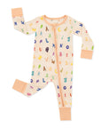 ABC zippy Onesie OEKO - TEX® Bamboo - SQOON