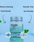 BRIGHTS TOOTHPASTE TABLETS - ACTIVATED MINT - SQOON