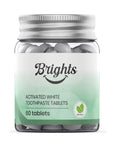 BRIGHTS TOOTHPASTE TABLETS - ACTIVATED MINT - SQOON