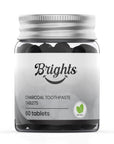 BRIGHTS TOOTHPASTE TABLETS - CHARCOAL MINT - SQOON