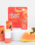 CLEAN & PURE GPF LIP BALM - PAWPAW - SQOON