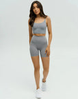 DUNIQ BIKE SHORTS - LIGHT GREY - SQOON