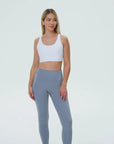 DUNIQ CROSS BACK SPORTS BRA - WHITE - SQOON
