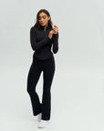 DUNIQ FLARE LEGGINGS - BLACK - SQOON