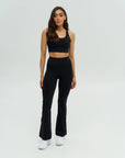 DUNIQ FLARE LEGGINGS - BLACK - SQOON