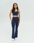 DUNIQ FLARE LEGGINGS - MIDNIGHT BLUE - SQOON