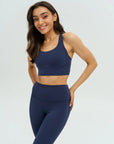 DUNIQ FLARE LEGGINGS - MIDNIGHT BLUE - SQOON