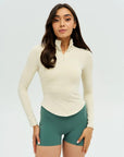 DUNIQ LONG SLEEVE - LIGHT IVORY - SQOON