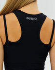 DUNIQ RIB TANK TOP - BLACK - SQOON