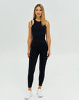 DUNIQ RIB TANK TOP - BLACK - SQOON
