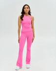 DUNIQ RIB TANK TOP - PINK - SQOON