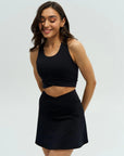 DUNIQ TENNIS SKIRT - BLACK - SQOON