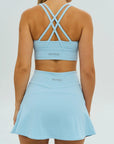 DUNIQ TENNIS SKIRT - LIGHT BLUE - SQOON