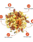 EAT ANYTIME PAPAYA & PINEAPPLE TRAIL MIX - SQOON