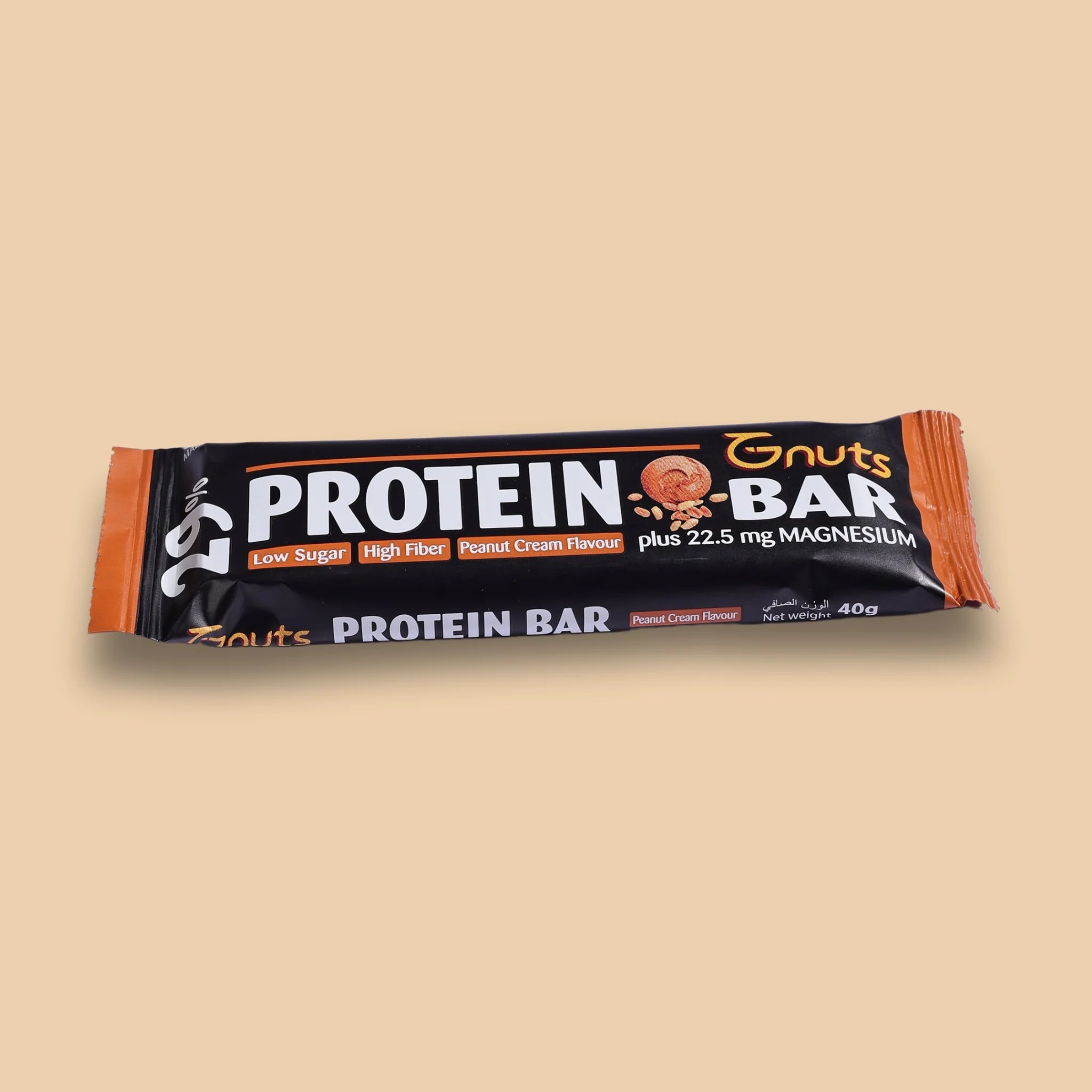 G - NUTS PROTEIN BAR - PEANUT CREAM FLAVOR - SQOON