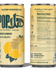 HALAPOP PREBIOTIC SODA - GINGER LEMON (250ml) - SQOON