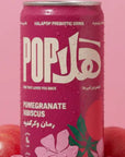 HALAPOP PREBIOTIC SODA - POMEGRANATE HIBISCUS (250ml) - SQOON