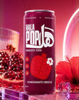 HALAPOP PREBIOTIC SODA - POMEGRANATE HIBISCUS (250ml) - SQOON