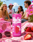 HALAPOP PREBIOTIC SODA - STRAWBERRY VANILLA (250ml) - SQOON