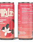 HALAPOP PREBIOTIC SODA - STRAWBERRY VANILLA (250ml) - SQOON