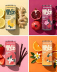 HALAPOP PREBIOTIC SODA - VARIETY PACK (4x 250ml) - SQOON