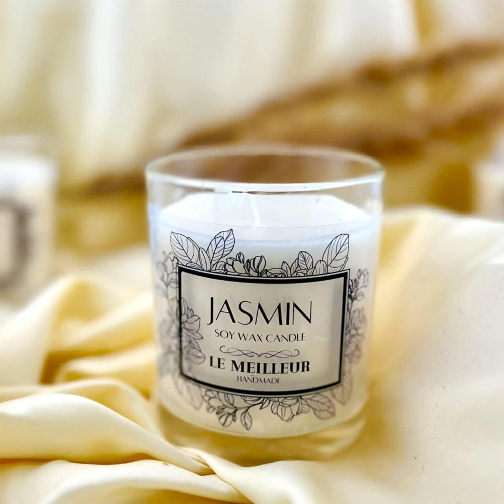 LE MEILLEUR JASMIN SCENTED JAR CANDLE - SQOON