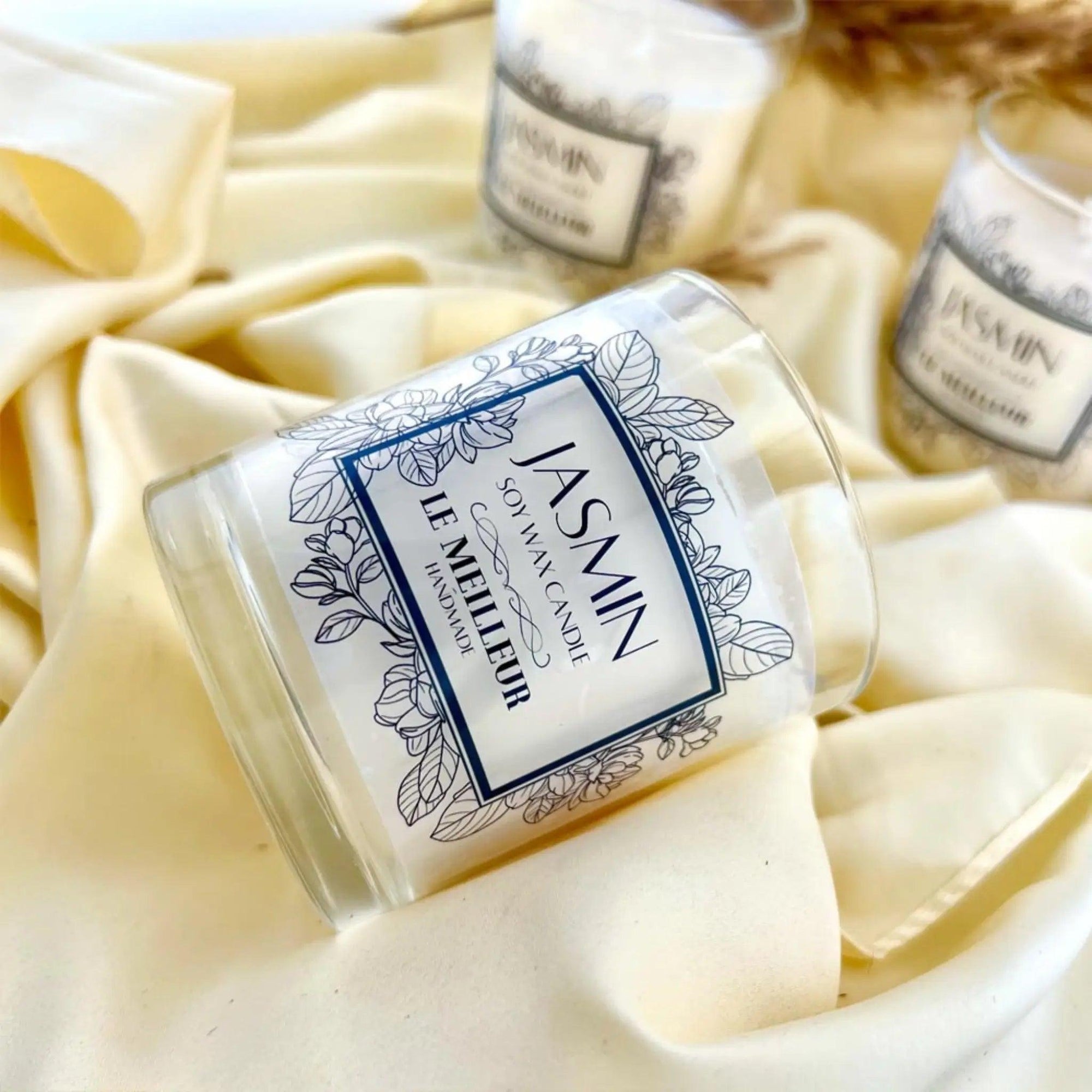 LE MEILLEUR JASMIN SCENTED JAR CANDLE - SQOON