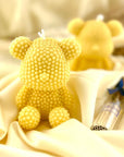 LE MEILLEUR YELLOW TEDDY SCENTED CANDLE WITH MATCHES - SQOON