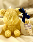 LE MEILLEUR YELLOW TEDDY SCENTED CANDLE WITH MATCHES - SQOON