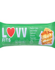 LUVV FITS PEANUT CAKE AND SALTED CARAMEL GOURMET PROTEIN BAR - SQOON
