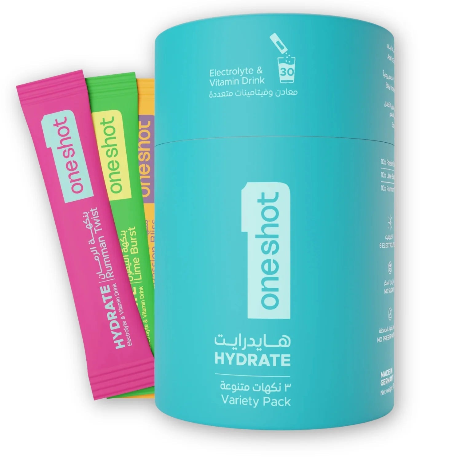 ONESHOT HYDRATE DISCOVERY VARIETY PACK (30 Sticks) - SQOON