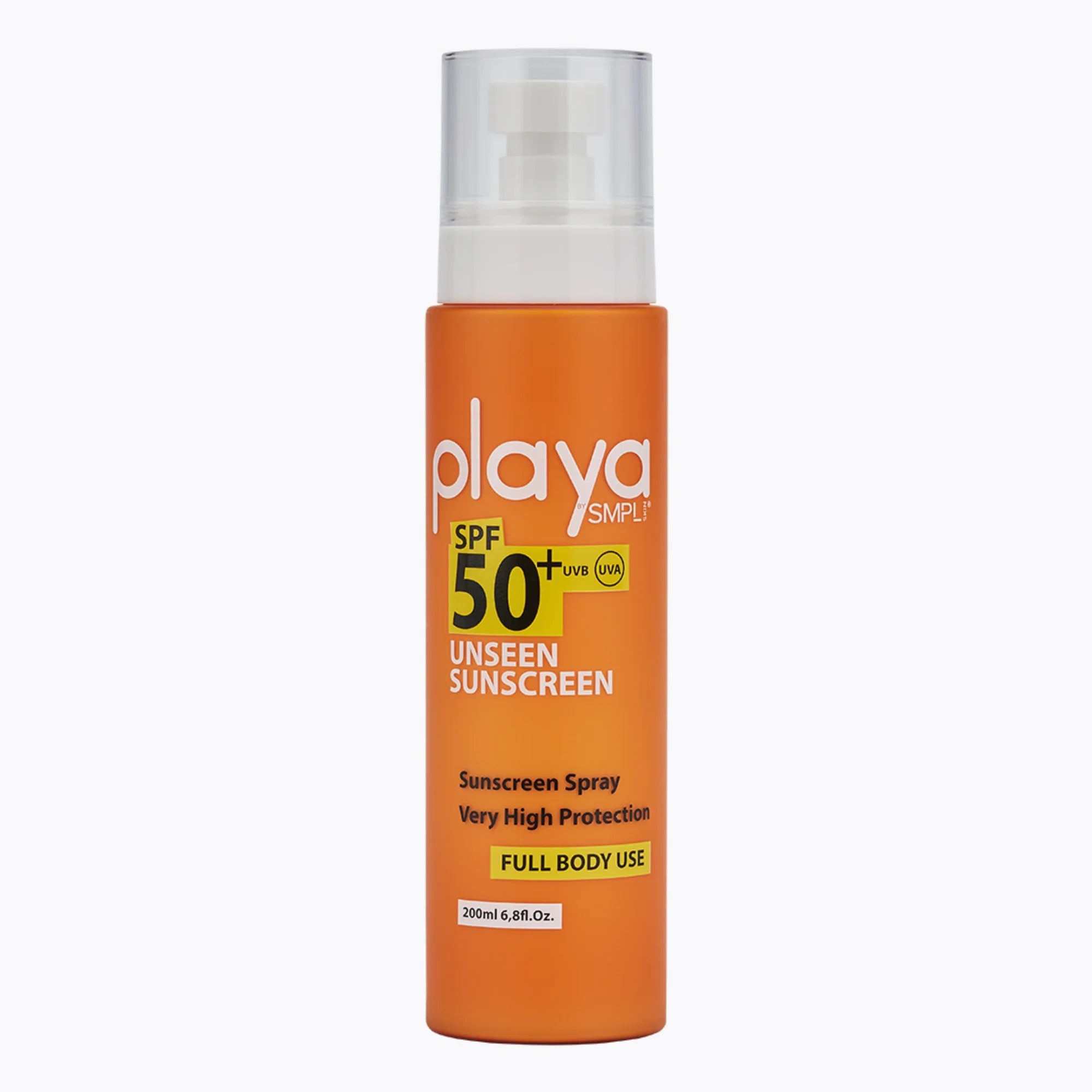 PLAYA by SMPL SKIN SPF50+ Unseen Sunscreen (200ml) - SQOON