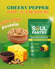 SOUL PANTRY CHEESE AND PEPPER CASHEWS (100g) - SQOON