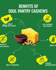 SOUL PANTRY CHEESE AND PEPPER CASHEWS (100g) - SQOON