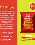 SOUL PANTRY FIERY PERI PERI PROTEIN CHIPS (50g) - SQOON