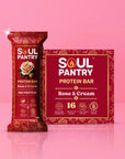 SOUL PANTRY ROSE & CREAM PROTEIN BAR - SQOON