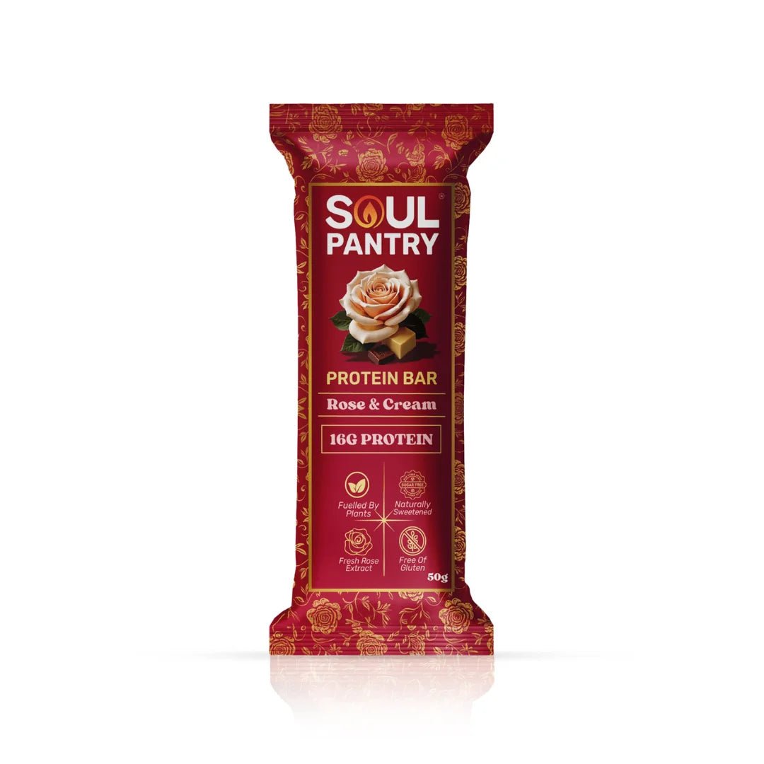 SOUL PANTRY ROSE & CREAM PROTEIN BAR - SQOON