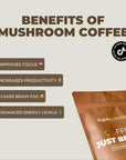 SUPERPOWDERS MUSHROOM COFFEE - CHOCOLATE FLAVORED - SQOON