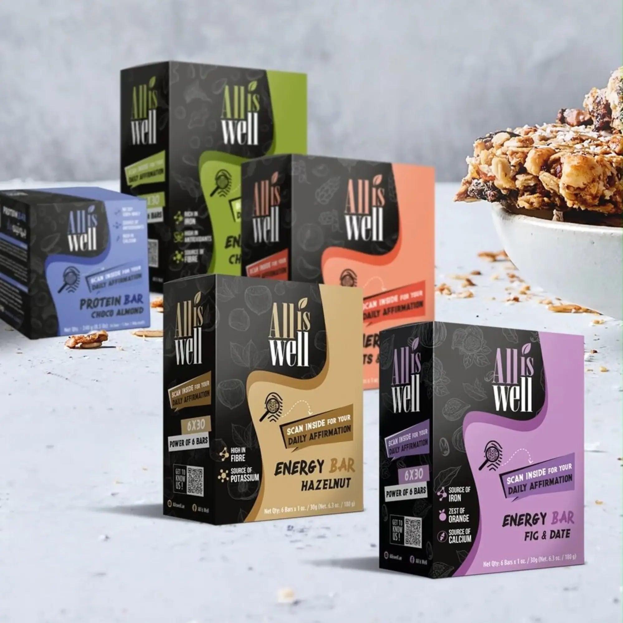 ALL IS WELL ENERGY & PROTEIN BARS - SQOON