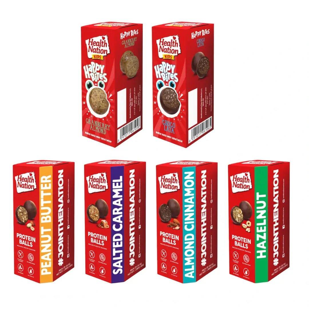 HEALTH NATION PROTEIN BALLS (PACK OF 3) - SQOON