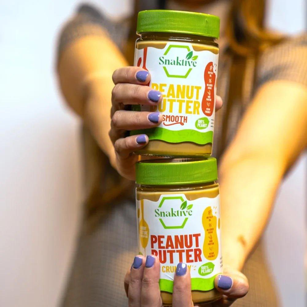 SNAKTIVE PEANUT BUTTER JARS - SQOON