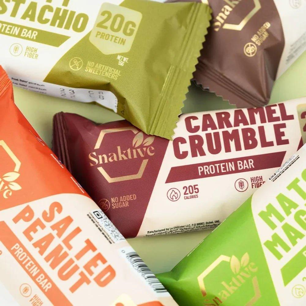 SNAKTIVE PROTEIN BARS - SQOON