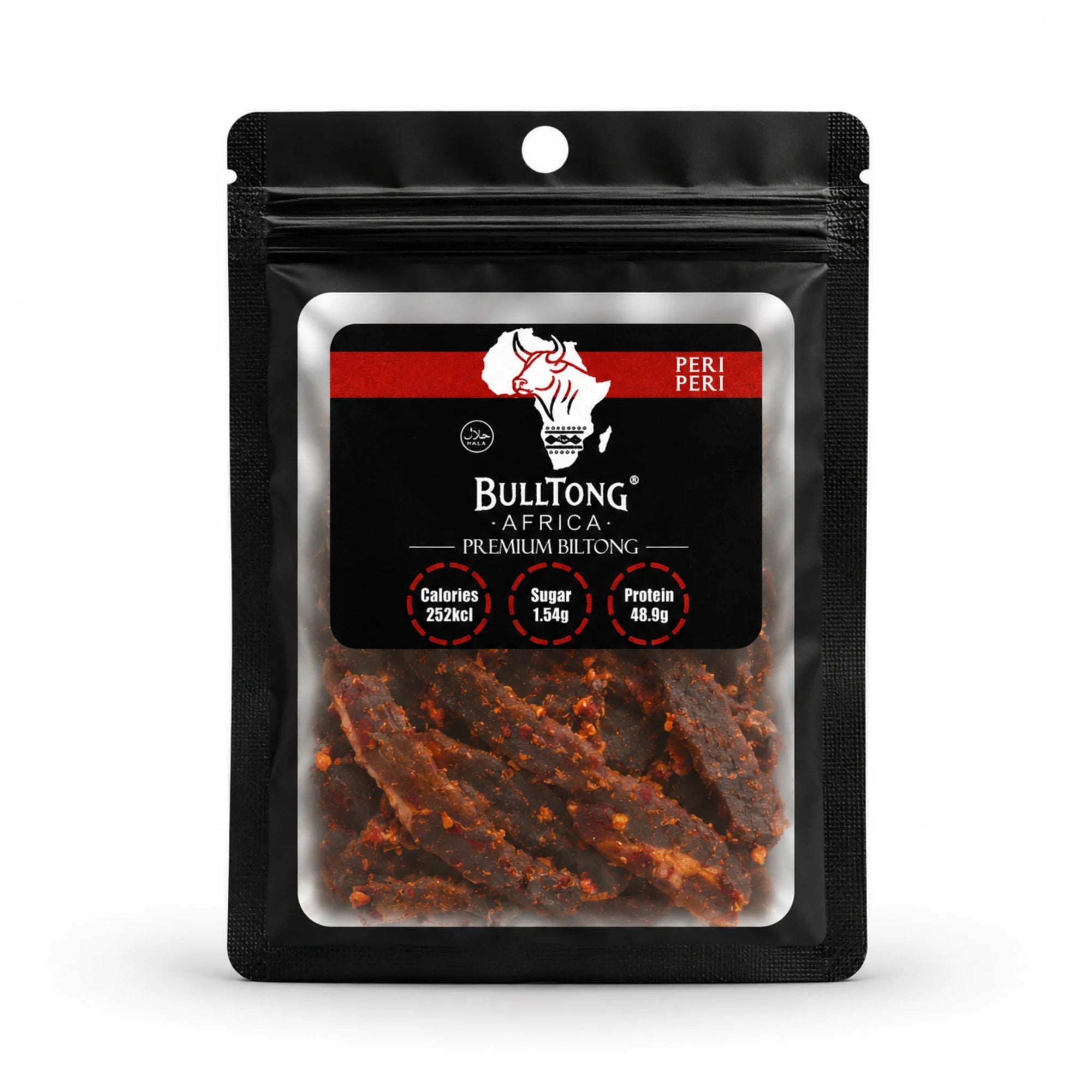 BULLTONG AFRICA PREMIUM BILTONG - PERI PERI
