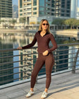 DUNIQ LEGGINGS - BROWN