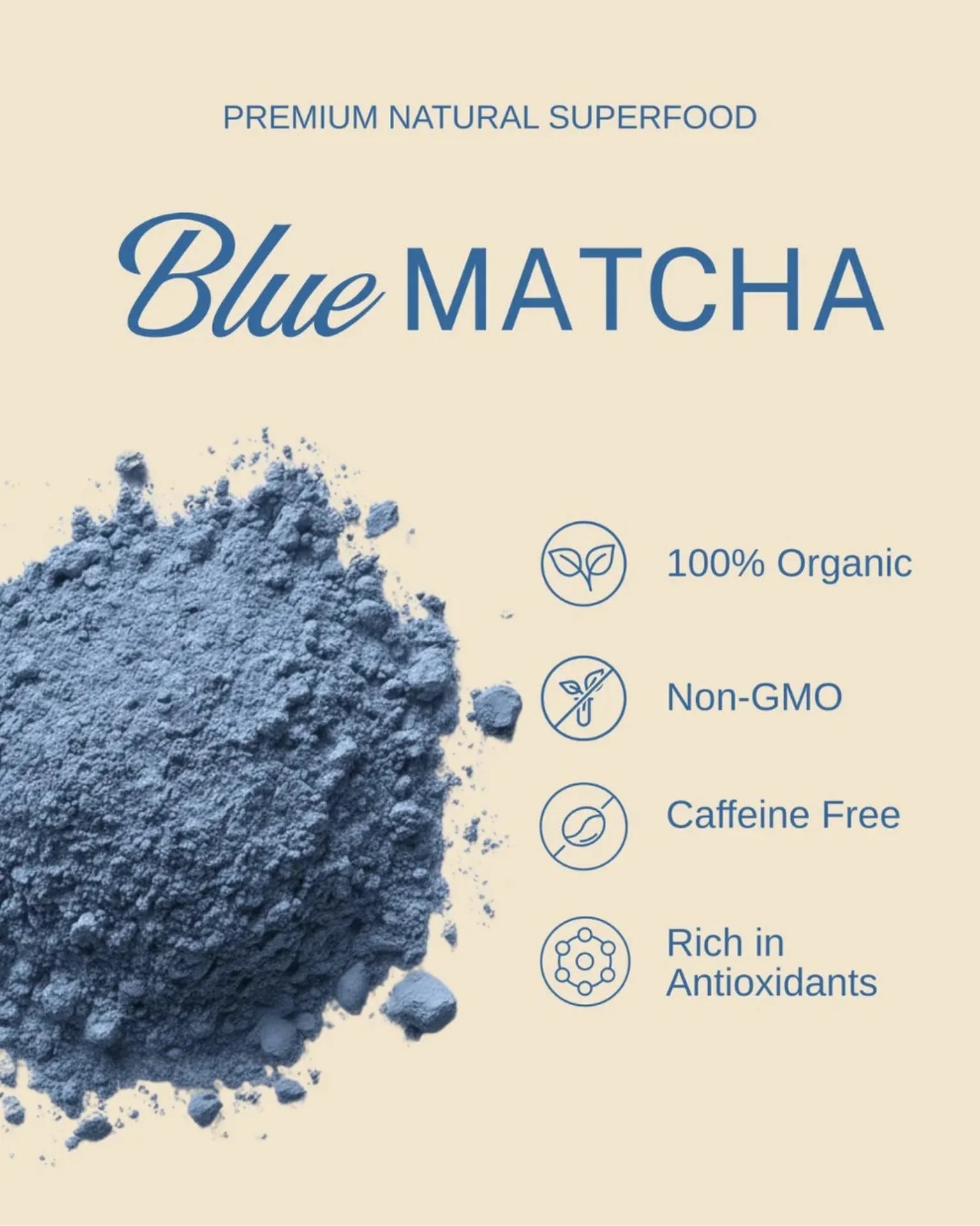 ELEPHANT &amp; FIG TREE BUTTERFLY PEA POWDER (BLUE MATCHA)