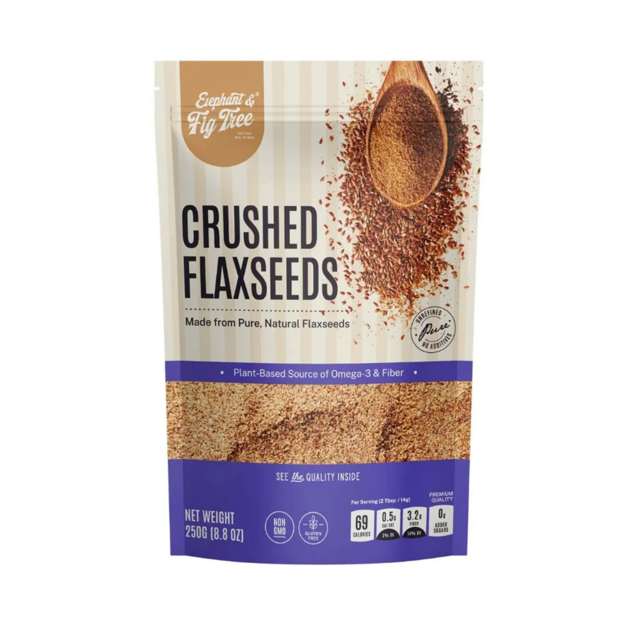 ELEPHANT &amp; FIG TREE CRUSHED FLAXSEEDS (250g)