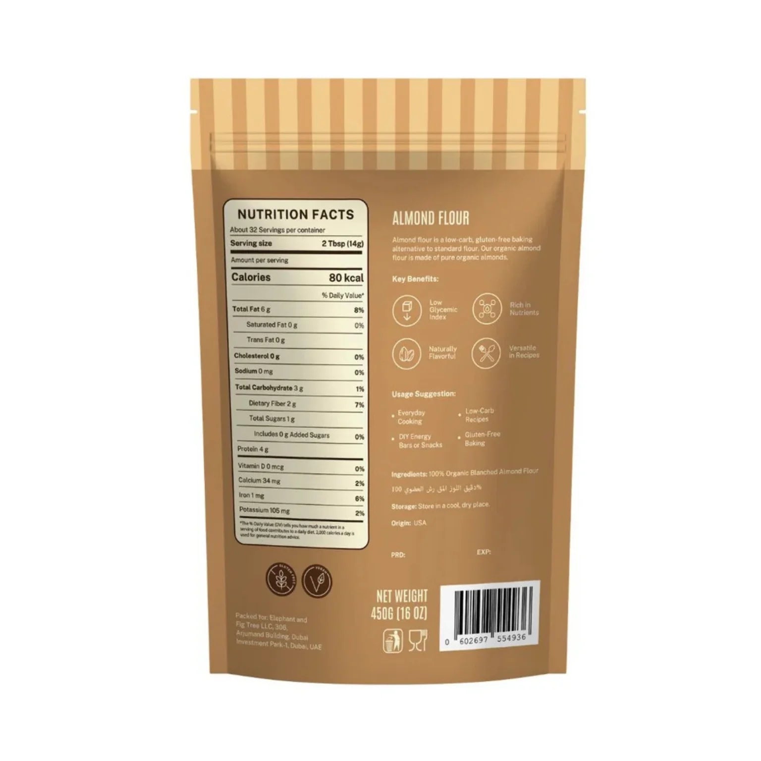 ELEPHANT &amp; FIG TREE ALMOND FLOUR (450g)