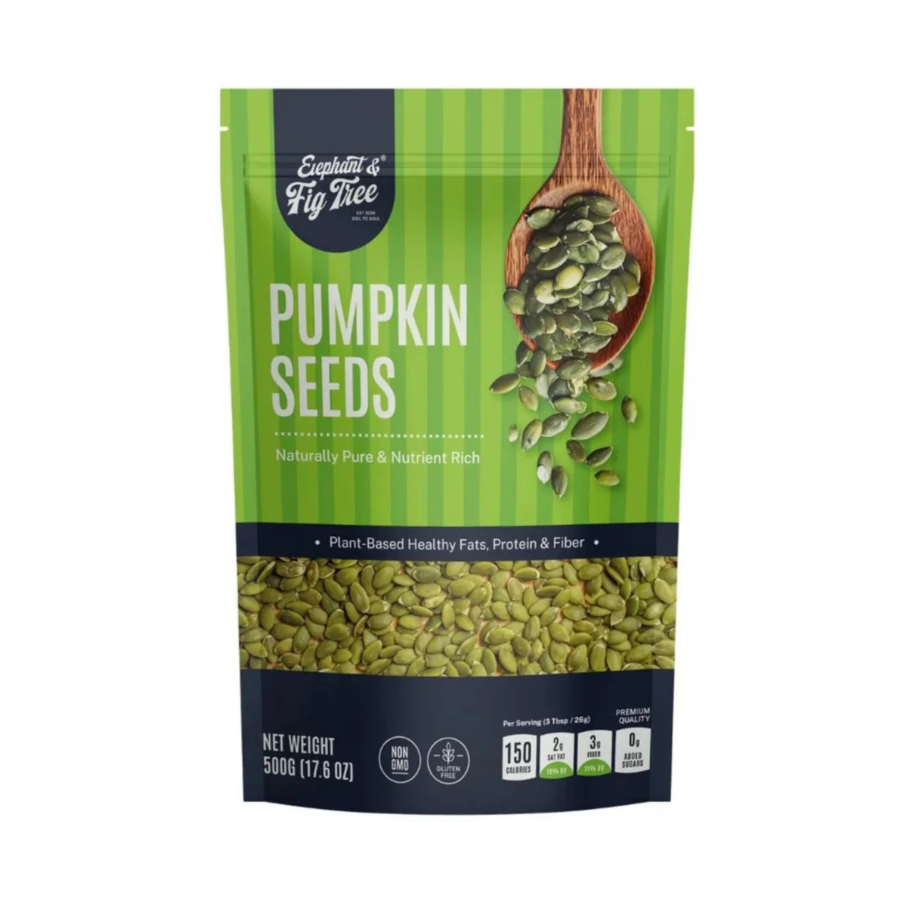 ELEPHANT &amp; FIG TREE PUMPKIN SEEDS (500g)